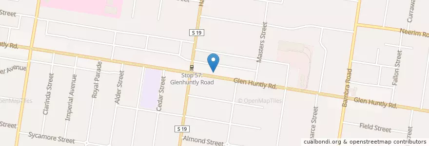 Mapa de ubicacion de Shenesg en オーストラリア, ビクトリア, City Of Glen Eira.