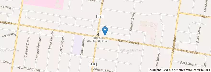 Mapa de ubicacion de Sushi Drive en 오스트레일리아, Victoria, City Of Glen Eira.