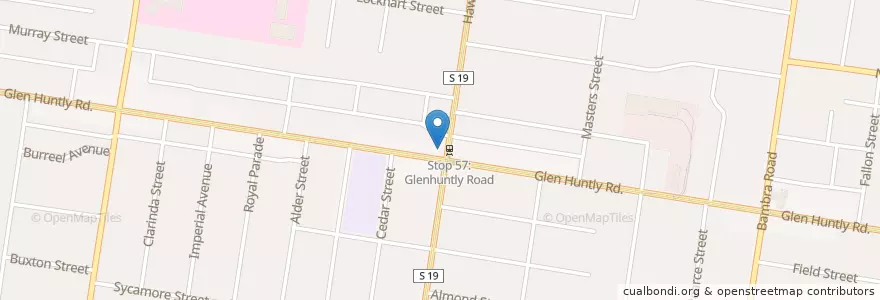 Mapa de ubicacion de Charcoal Chickens en Австралия, Виктория, City Of Glen Eira.