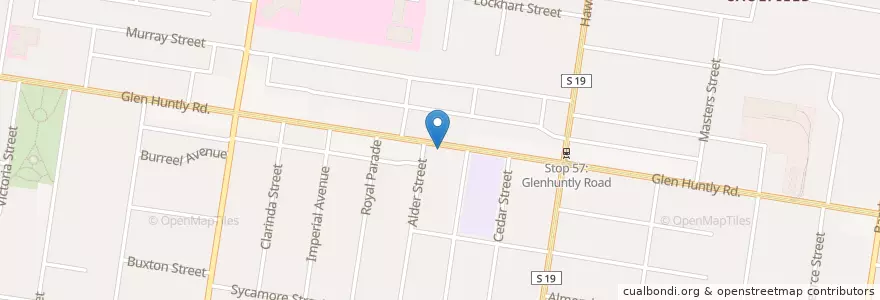 Mapa de ubicacion de The Little Hungarian Restaurant en Australië, Victoria, City Of Glen Eira.