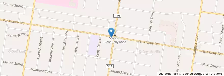 Mapa de ubicacion de Commonwealth Bank en Australia, Victoria, City Of Glen Eira.