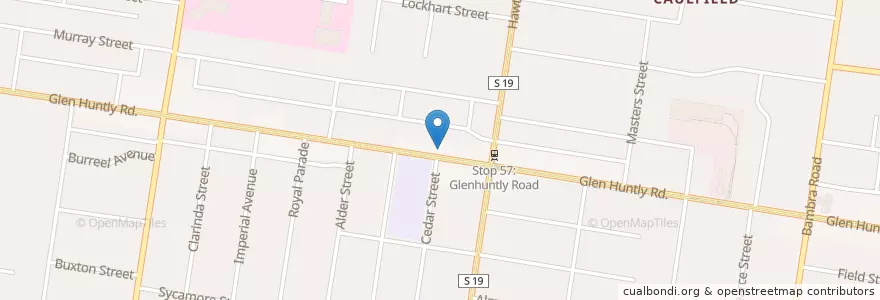 Mapa de ubicacion de Foodalicious Catering en Австралия, Виктория, City Of Glen Eira.