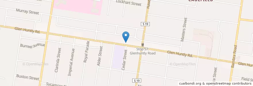 Mapa de ubicacion de Our Place Early Learning Centre en Australien, Victoria, City Of Glen Eira.