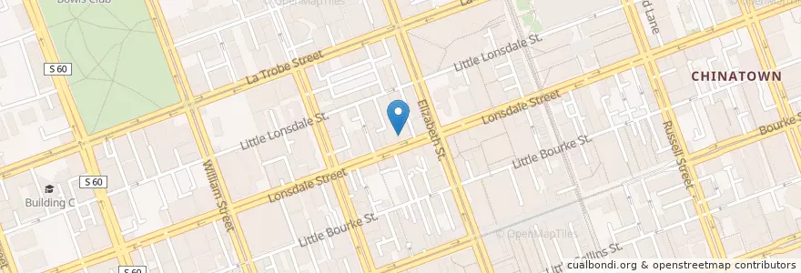 Mapa de ubicacion de Shabu Shabu Buffet en 澳大利亚, 维多利亚州, City Of Melbourne.