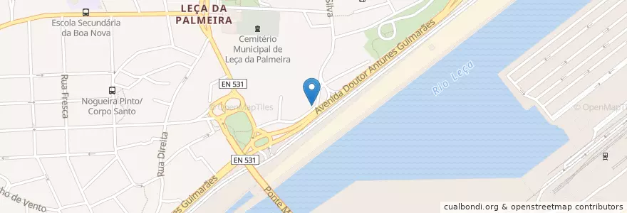 Mapa de ubicacion de Colégio Primeiros Passos en Portugal, Norte, Porto, Área Metropolitana Do Porto, Matosinhos, Matosinhos E Leça Da Palmeira.