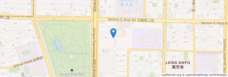 Mapa de ubicacion de 來吧Cafe' en تايوان, تايبيه الجديدة, تايبيه, 大安區.