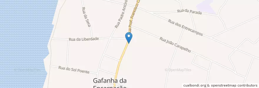 Mapa de ubicacion de Tasca do Jorge en Portekiz, Aveiro, Centro, Baixo Vouga, Ílhavo, Gafanha Da Encarnação.