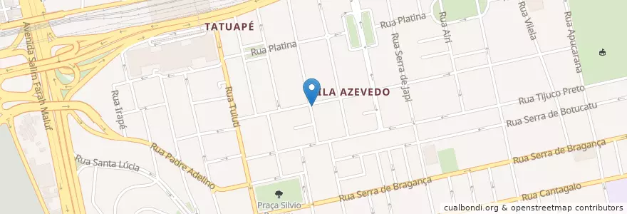 Mapa de ubicacion de Bar da Zefa en Brezilya, Güneydoğu Bölgesi, Сан Паулу, Região Geográfica Intermediária De São Paulo, Região Metropolitana De São Paulo, Região Imediata De São Paulo, Сан Паулу.