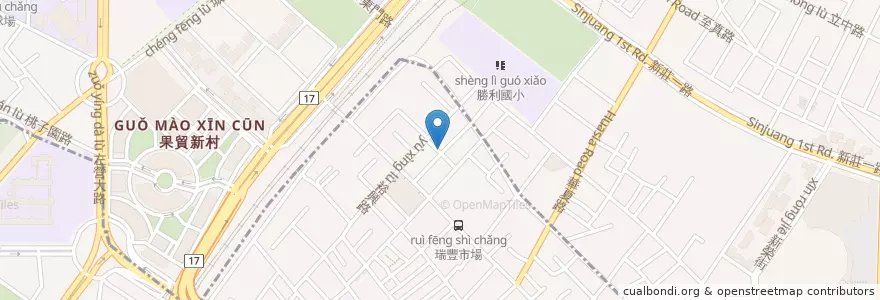 Mapa de ubicacion de 拿撒勒人會得勝教會 en Taiwán, Kaohsiung.