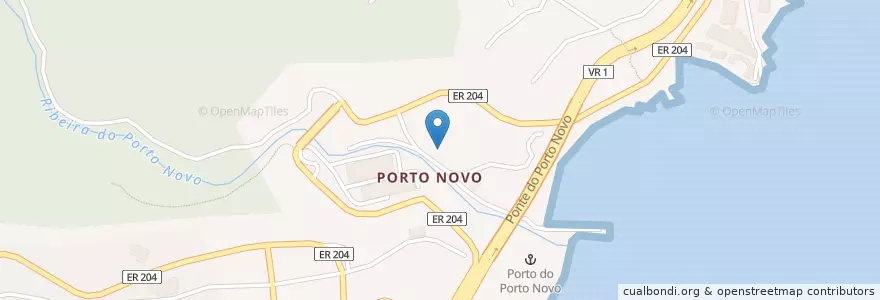 Mapa de ubicacion de Centro de Inspecções da Madeira - Porto Novo en Portugal, Santa Cruz.