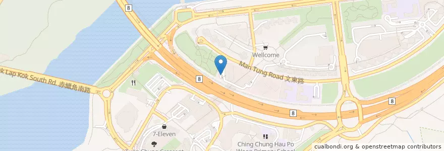 Mapa de ubicacion de Novotel Citygate Fountain en China, Hong Kong, Guangdong, Wilayah Baru, 離島區 Islands District.