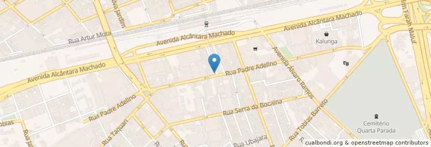 Mapa de ubicacion de Lanchonete Passarela en ブラジル, 南東部地域, サンパウロ, Região Geográfica Intermediária De São Paulo, Região Metropolitana De São Paulo, Região Imediata De São Paulo, サンパウロ.