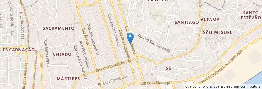 Mapa de ubicacion de Velho Mecado en Portugal, Área Metropolitana De Lisboa, Lisboa, Grande Lisboa, Lisboa, Santa Maria Maior.