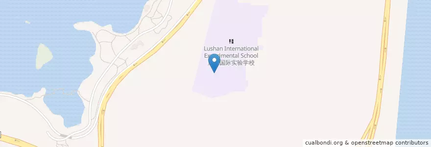 Mapa de ubicacion de 麓山小剧场 en Cina, Hunan, 长沙市 / Changsha, 岳麓区.