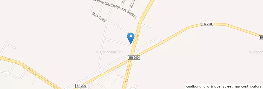 Mapa de ubicacion de CTG Sincero Lemes en 브라질, 남부지방, 히우그란지두술, Região Geográfica Intermediária De Santa Maria, Região Geográfica Imediata De São Gabriel - Caçapava Do Sul, Vila Nova Do Sul.