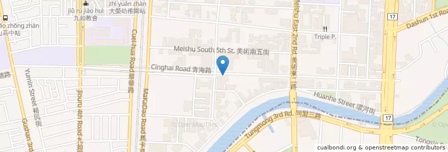 Mapa de ubicacion de Trattoria Venti en 台湾, 高雄市, 鼓山区.