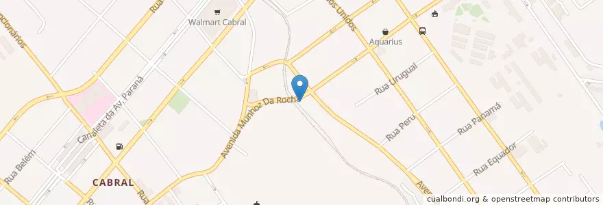 Mapa de ubicacion de Costelão Bacacheri 24h en البَرَازِيل, المنطقة الجنوبية, بارانا, Região Geográfica Intermediária De Curitiba, Região Metropolitana De Curitiba, Microrregião De Curitiba, كوريتيبا.