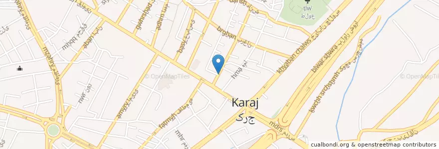 Mapa de ubicacion de ایستگاه تاکسی حسن آباد و اوج en 이란, استان البرز, شهرستان کرج, بخش مرکزی شهرستان کرج, کرج.