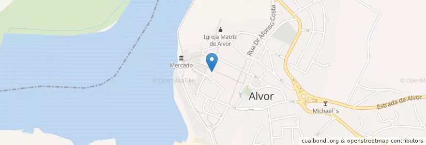 Mapa de ubicacion de Beer & Co. en Portogallo, Algarve, Algarve, Faro, Portimão, Alvor.