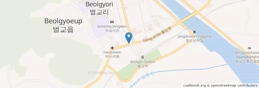 Mapa de ubicacion de 구세약국 en 大韓民国, 全羅南道, 宝城郡.