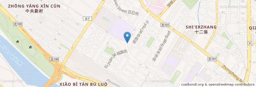 Mapa de ubicacion de 三民雞腿達人 en Taiwan, 新北市, 新店區.