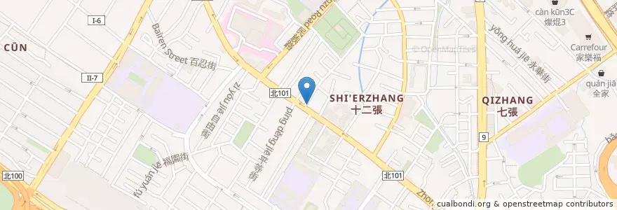 Mapa de ubicacion de 永和大世界豆漿 en 臺灣, 新北市, 新店區.