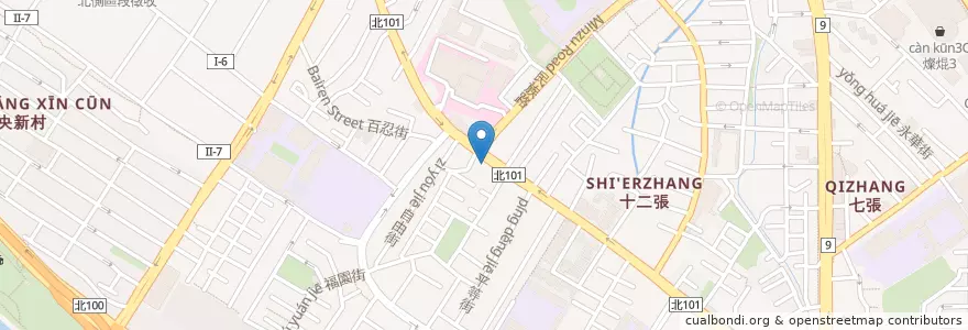 Mapa de ubicacion de 拿坡里 en Taiwan, 新北市, 新店區.