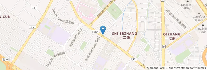 Mapa de ubicacion de 豆豆香火鍋 en Tayvan, 新北市, 新店區.