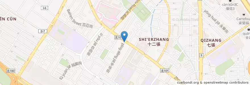 Mapa de ubicacion de 欣康藥局 en 臺灣, 新北市, 新店區.