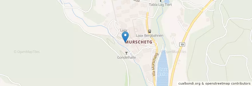 Mapa de ubicacion de Indy en スイス, Graubünden/Grigioni/Grischun, Surselva, Laax.