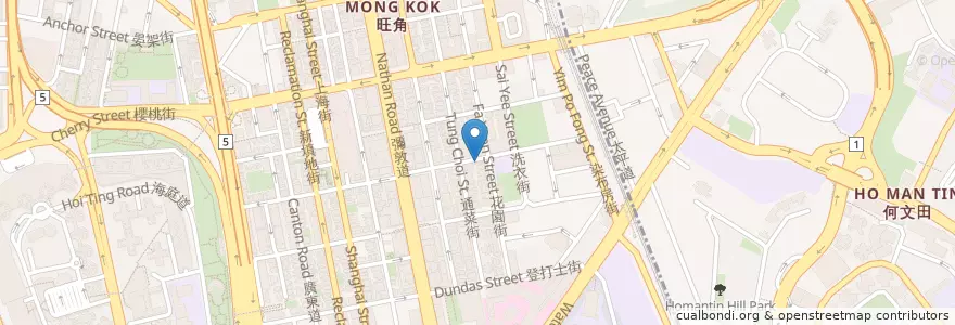 Mapa de ubicacion de Big Bang Don en 中国, 广东省, 香港 Hong Kong, 九龍 Kowloon, 新界 New Territories, 油尖旺區 Yau Tsim Mong District.