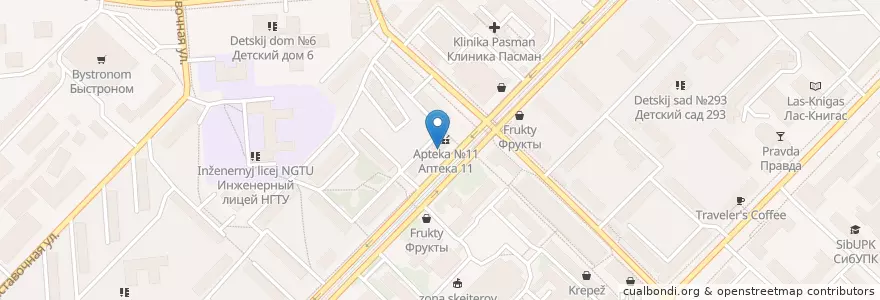 Mapa de ubicacion de Ромашка en ロシア, シベリア連邦管区, ノヴォシビルスク州, ノヴォシビルスク管区.