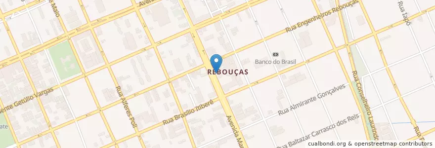 Mapa de ubicacion de Tork 'n' Roll en ブラジル, 南部地域, パラナ, Região Geográfica Intermediária De Curitiba, Região Metropolitana De Curitiba, Microrregião De Curitiba, クリチバ.