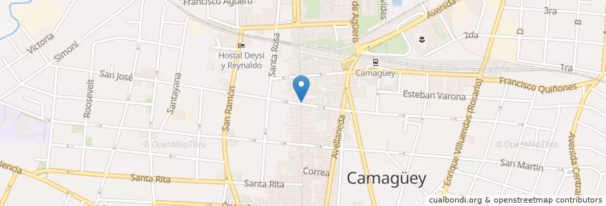 Mapa de ubicacion de Restaurante El Baturro en کوبا, Camagüey, Camagüey, Ciudad De Camagüey.