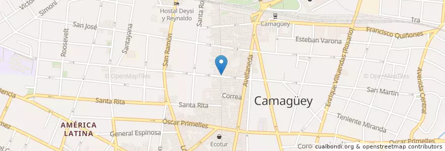Mapa de ubicacion de El Rápido en Куба, Камагуэй, Camagüey, Ciudad De Camagüey.