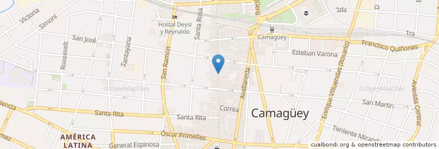 Mapa de ubicacion de Unidad de Atención al ingreso al MININT en Cuba, Camagüey, Camagüey, Ciudad De Camagüey.