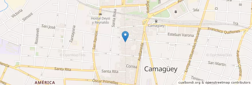 Mapa de ubicacion de Casa del Perro en Kuba, Camagüey, Camagüey, Ciudad De Camagüey.