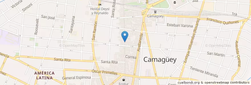 Mapa de ubicacion de Trocha Bar en Cuba, Camagüey, Camagüey, Ciudad De Camagüey.