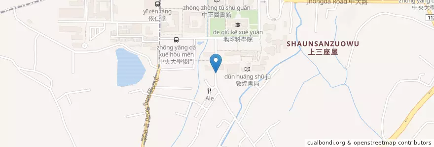Mapa de ubicacion de 宵夜屋自助餐 en Taiwan, 桃園市.