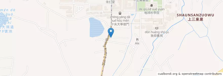 Mapa de ubicacion de 哈堡堡 en تايوان, تاو يوان, 平鎮區.