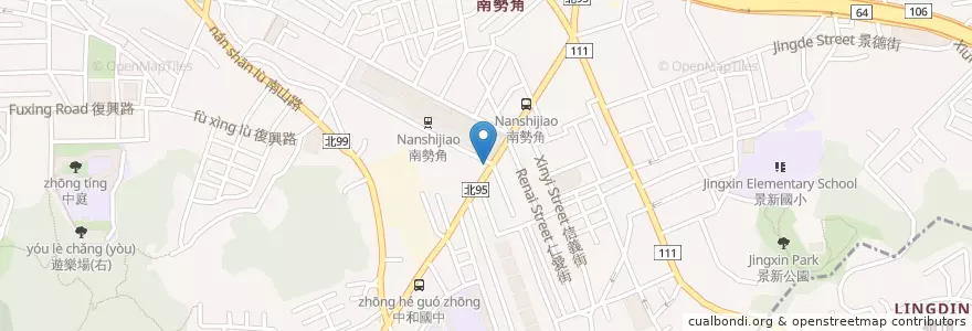 Mapa de ubicacion de 老蔡水煎包 en Taiwan, 新北市, 中和區.