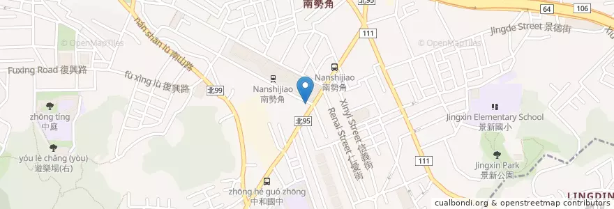 Mapa de ubicacion de 派克雞排 en Taïwan, Nouveau Taipei, Chungho.