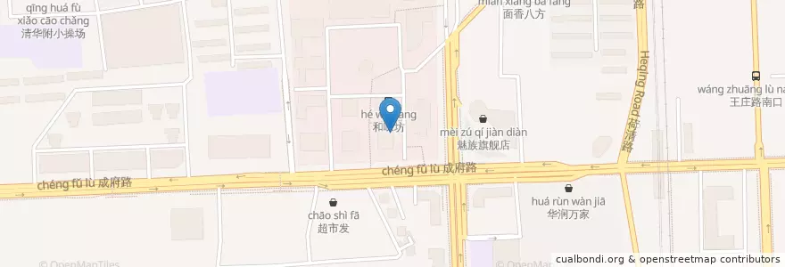 Mapa de ubicacion de 头一号大油条 en China, Beijing, Hebei, Haidian District.