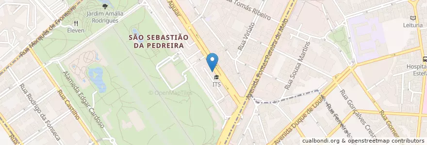 Mapa de ubicacion de 4 Ases en ポルトガル, Área Metropolitana De Lisboa, Lisboa, Grande Lisboa, リスボン.