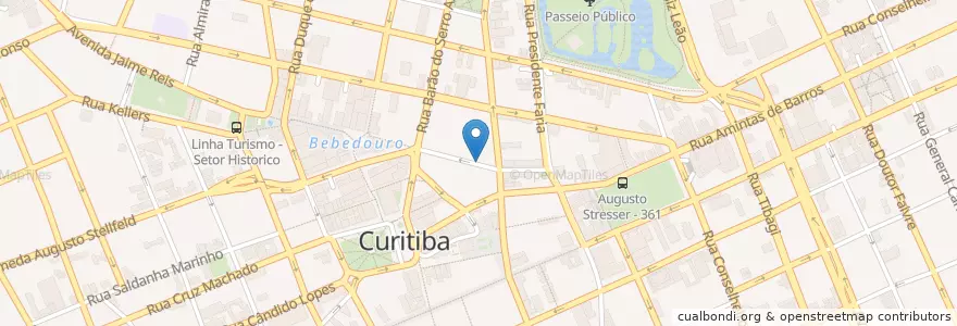Mapa de ubicacion de Restaurante Nonna Giovanna en Brazil, Jižní Region, Paraná, Região Geográfica Intermediária De Curitiba, Região Metropolitana De Curitiba, Microrregião De Curitiba, Curitiba.
