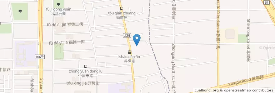 Mapa de ubicacion de 善導庵 en تایوان, 新北市.