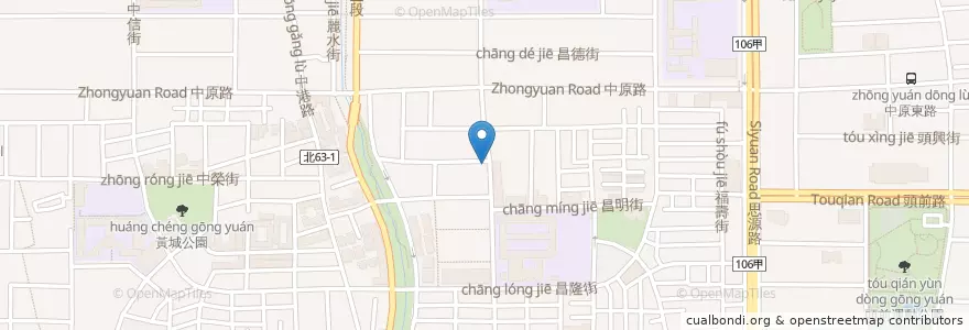 Mapa de ubicacion de 85度C en Tayvan, 新北市, 新莊區.