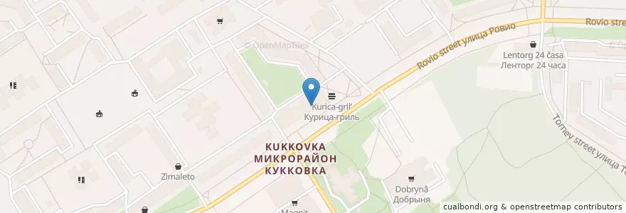 Mapa de ubicacion de Сбербанк en Russland, Föderationskreis Nordwest, Republik Karelien, Прионежский Район, Петрозаводский Городской Округ.