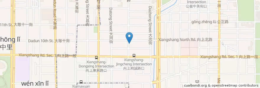 Mapa de ubicacion de I-Sheng Dental clinic en Taiwan, 臺中市.
