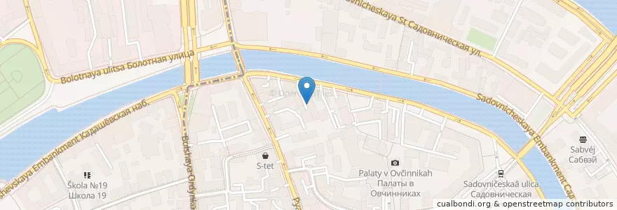 Mapa de ubicacion de Свои en Russia, Distretto Federale Centrale, Москва, Центральный Административный Округ, Район Замоскворечье.